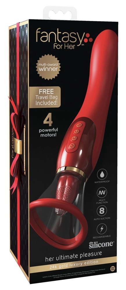 Fantasy For Her - Wibrator 3in1 Stymuluje Punkt G I Łechtaczke + Funkcja Ssania Fantasy For Her - Wibrator 3in1 Stymuluje Punkt G I Łechtaczke + Funkcja Ssania