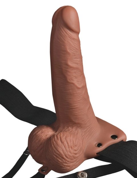 Fetish Fantasy Series - Strap-On Z Naturalnym Dildo Z Jądrami I Wibracjami Fetish Fantasy Series - Strap-On Z Naturalnym Dildo Z Jądrami I Wibracjami
