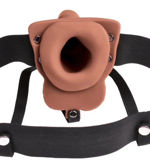 Fetish Fantasy Series - Strap-On Z Naturalnym Dildo Z Jądrami I Wibracjami Fetish Fantasy Series - Strap-On Z Naturalnym Dildo Z Jądrami I Wibracjami