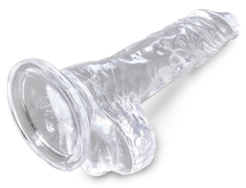 King Cock Clear - Dildo z jądrami King Cock Clear - Dildo z jądrami