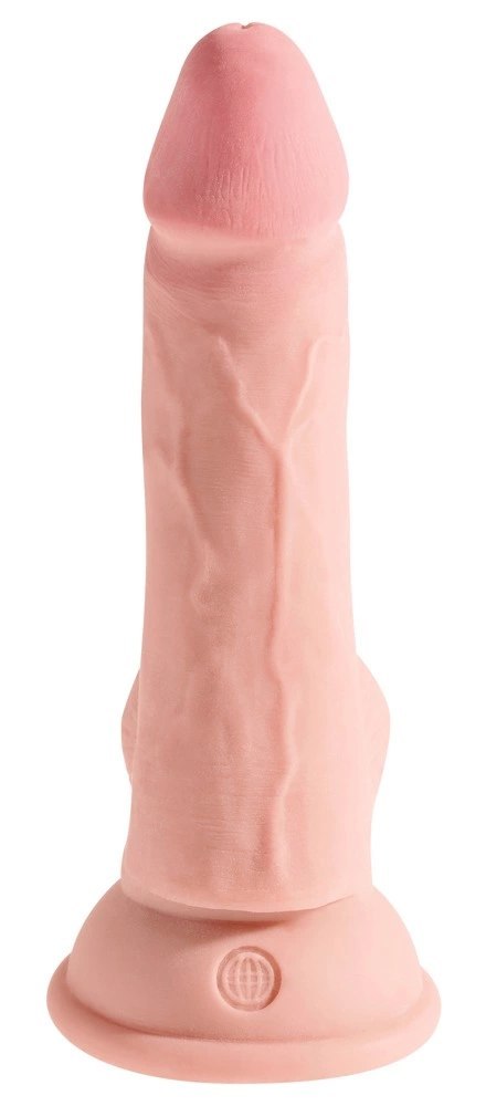 King Cock Plus - Realistyczne Dildo Z Jądrami I Przyssawką 17 CM Jasny Kolor Skóry King Cock Plus - Realistyczne Dildo Z Jądrami I Przyssawką 17 CM Jasny Kolor Skóry