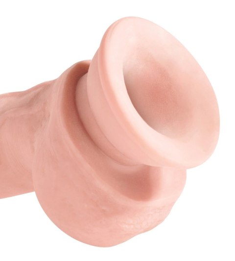King Cock Plus - Realistyczne Dildo Z Jądrami I Przyssawką 20 CM Jasny Kolor Skóry King Cock Plus - Realistyczne Dildo Z Jądrami I Przyssawką 20 CM Jasny Kolor Skóry