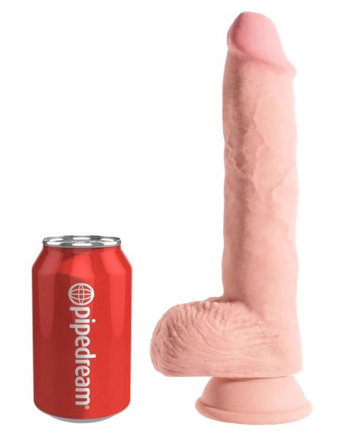 King Cock Plus - Realistyczne Dildo Z Jądrami I Przyssawką 25 CM Jasny Kolor Skóry King Cock Plus - Realistyczne Dildo Z Jądrami I Przyssawką 25 CM Jasny Kolor Skóry