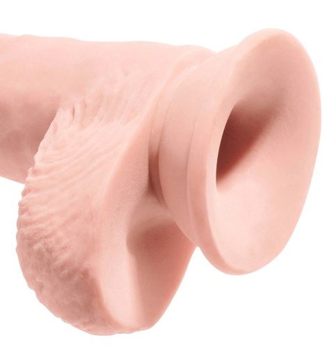 King Cock Plus - Realistyczne Dildo Z Jądrami I Przyssawką 25 CM Jasny Kolor Skóry King Cock Plus - Realistyczne Dildo Z Jądrami I Przyssawką 25 CM Jasny Kolor Skóry