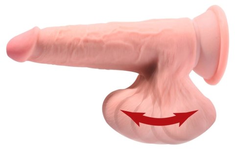 King Cock Plus - Realistyczne Dildo Z Kulkami W Jądrach I Przyssawką 15,2 CM Jasny Kolor Skóry King Cock Plus - Realistyczne Dildo Z Kulkami W Jądrach I Przyssawką 15,2 CM Jasny Kolor Skóry