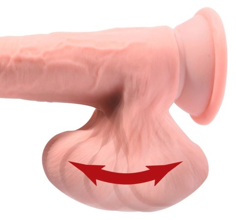 King Cock Plus - Realistyczne Dildo Z Kulkami W Jądrach I Przyssawką 22,9 CM Jasny Kolor Skóry King Cock Plus - Realistyczne Dildo Z Kulkami W Jądrach I Przyssawką 22,9 CM Jasny Kolor Skóry