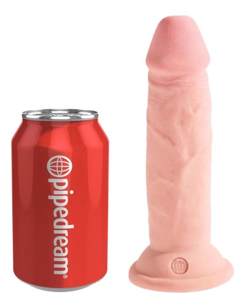 King Cock Plus - Realistyczne Naturalne Dildo Z Przyssawką 15 CM Jasny Kolor Skóry King Cock Plus - Realistyczne Naturalne Dildo Z Przyssawką 15 CM Jasny Kolor Skóry