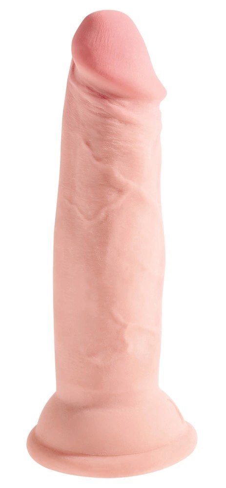 King Cock Plus - Realistyczne Naturalne Dildo Z Przyssawką 15 CM Jasny Kolor Skóry King Cock Plus - Realistyczne Naturalne Dildo Z Przyssawką 15 CM Jasny Kolor Skóry