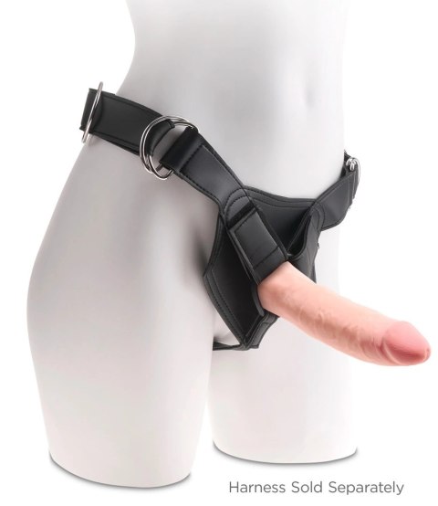 King Cock Plus - Realistyczne Naturalne Dildo Z Przyssawką 18 CM Jasny Kolor Skóry King Cock Plus - Realistyczne Naturalne Dildo Z Przyssawką 18 CM Jasny Kolor Skóry