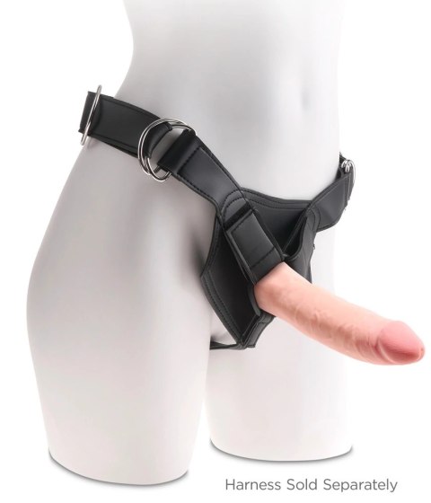 King Cock Plus - Realistyczne Naturalne Dildo Z Przyssawką 20 CM Jasny Kolor Skóry King Cock Plus - Realistyczne Naturalne Dildo Z Przyssawką 20 CM Jasny Kolor Skóry