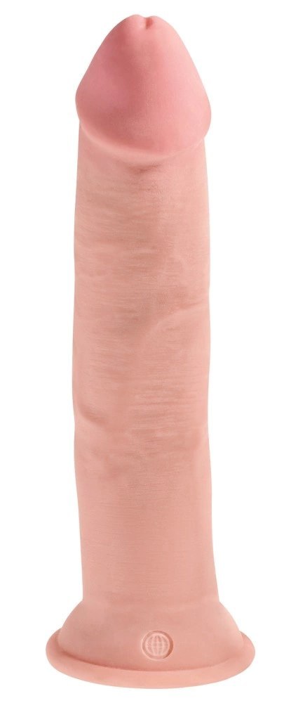 King Cock Plus - Realistyczne Naturalne Dildo Z Przyssawką 23 CM Jasny Kolor Skóry King Cock Plus - Realistyczne Naturalne Dildo Z Przyssawką 23 CM Jasny Kolor Skóry