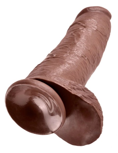 King Cock - Realistyczne Dildo Z Jądrami Brązowe 30 CM King Cock - Realistyczne Dildo Z Jądrami Brązowe 30 CM
