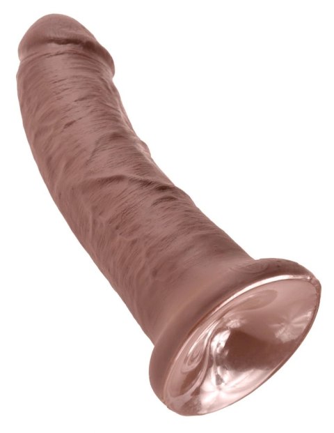 King Cock - Realistyczne Dildo Z Żyłkami I Przyssawką 20 CM Ciemny Kolor Skóry King Cock - Realistyczne Dildo Z Żyłkami I Przyssawką 20 CM Ciemny Kolor Skóry