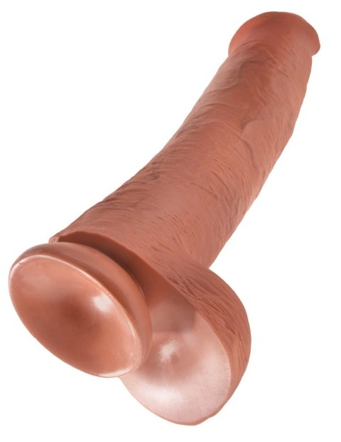 King Cock - Realistyczne Duże Dildo Z Przyssawką 38 CM Ciemny Kolor Skóry King Cock - Realistyczne Duże Dildo Z Przyssawką 38 CM Ciemny Kolor Skóry