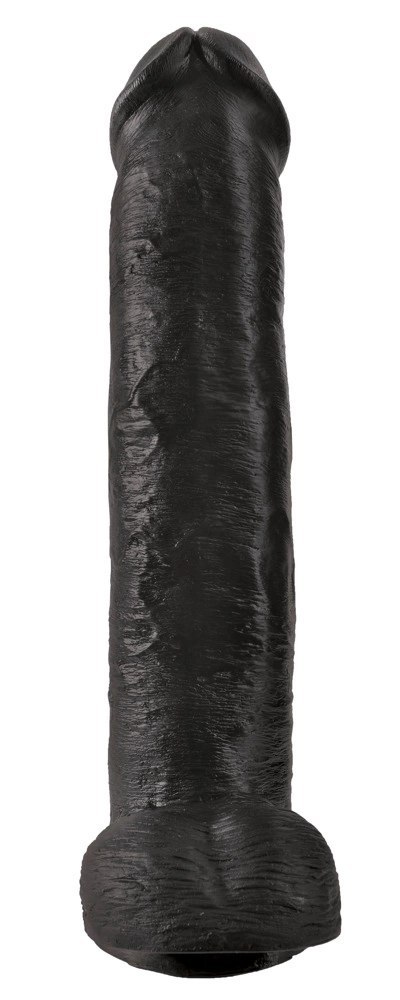 King Cock - Realistyczne Duże Dildo Z Przyssawką 38 CM Czarny King Cock - Realistyczne Duże Dildo Z Przyssawką 38 CM Czarny