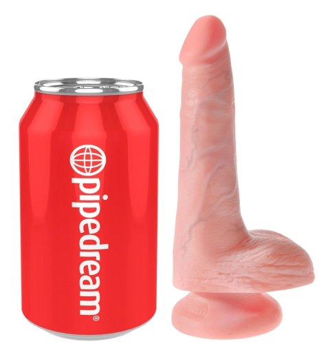 King Cock - Realistyczne Naturalne Dildo Z Przyssawką 15 CM Jasny Kolor Skóry King Cock - Realistyczne Naturalne Dildo Z Przyssawką 15 CM Jasny Kolor Skóry