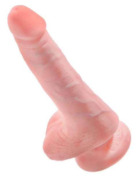 King Cock - Realistyczne Naturalne Dildo Z Przyssawką 15 CM Jasny Kolor Skóry King Cock - Realistyczne Naturalne Dildo Z Przyssawką 15 CM Jasny Kolor Skóry