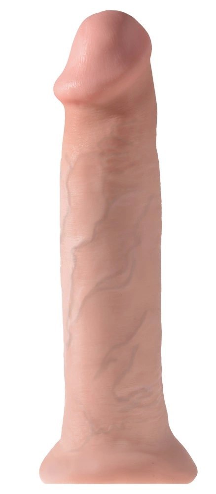 King Cock - Realistyczne Naturalne Dildo Z Żyłkami I Żołędziem 36 CM Jasny Kolor Skóry King Cock - Realistyczne Naturalne Dildo Z Żyłkami I Żołędziem 36 CM Jasny Kolor Skóry