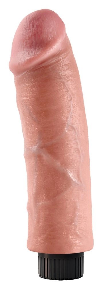 King Cock - Realistyczny Wibrator Jak Naturalny Penis Z Przyssawką 20 CM Jasny Kolor Skóry King Cock - Realistyczny Wibrator Jak Naturalny Penis Z Przyssawką 20 CM Jasny Kolor Skóry