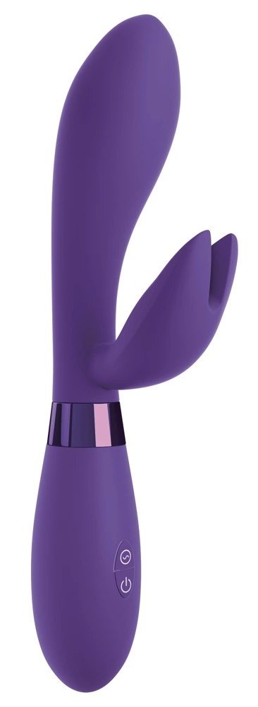 OMG! - Wibrator Króliczek Z 10 Trybami Wibracji Fioletowy 21cm OMG! - Wibrator Króliczek Z 10 Trybami Wibracji Fioletowy 21cm