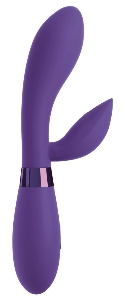 OMG! - Wibrator Króliczek Z 10 Trybami Wibracji Fioletowy 21cm OMG! - Wibrator Króliczek Z 10 Trybami Wibracji Fioletowy 21cm