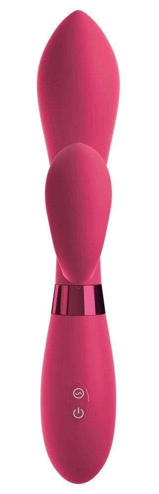 OMG! - Wibrator Króliczek Z 10 Trybami Wibracji Różowy 21cm OMG! - Wibrator Króliczek Z 10 Trybami Wibracji Różowy 21cm
