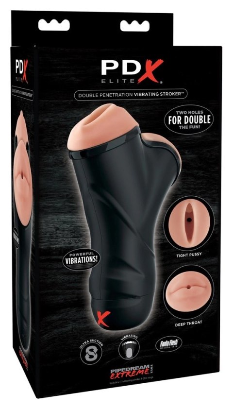 Pdx Elite - Poręczny Masturbator Z 2 Realistycznymi Otworami Pdx Elite - Poręczny Masturbator Z 2 Realistycznymi Otworami