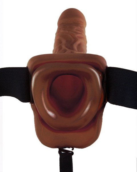 Fetish Fantasy Series - Strap-On Z Naturalnym Zakrzywionym Ciemnym Dildo Fetish Fantasy Series - Strap-On Z Naturalnym Zakrzywionym Ciemnym Dildo