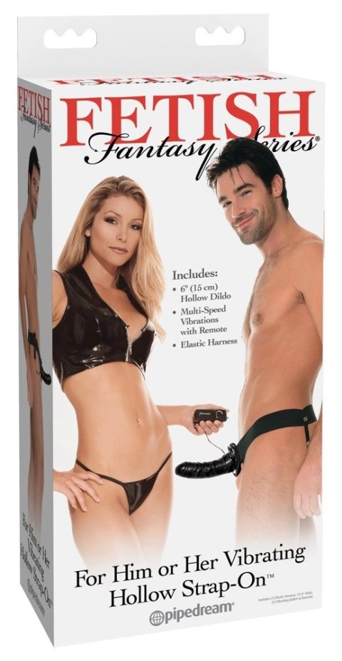 Fetish Fantasy Series - Strap-On Z Naturalnym Zakrzywionym Wibratorem 17 cm Fetish Fantasy Series - Strap-On Z Naturalnym Zakrzywionym Wibratorem 17 cm