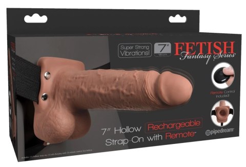 Fetish Fantasy Series - Uprząż Strap-On Z Pustym Naturalnym Wibratorem 21cm Fetish Fantasy Series - Uprząż Strap-On Z Pustym Naturalnym Wibratorem 21cm