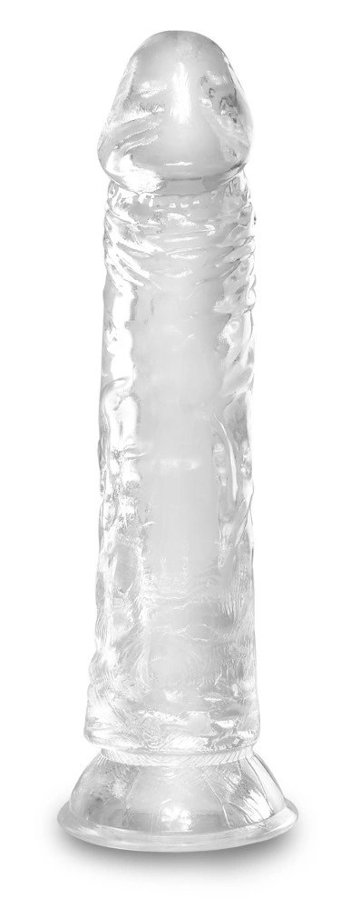 King Cock Clear - Realistyczne Dildo Z Przyssawką Przezroczyste 20 CM King Cock Clear - Realistyczne Dildo Z Przyssawką Przezroczyste 20 CM