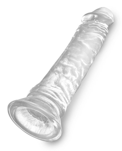 King Cock Clear - Realistyczne Dildo Z Przyssawką Przezroczyste 20 CM King Cock Clear - Realistyczne Dildo Z Przyssawką Przezroczyste 20 CM