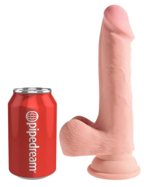 King Cock Plus - Realistyczne Dildo Z Jądrami I Przyssawką 19 CM Jasny Kolor Skóry King Cock Plus - Realistyczne Dildo Z Jądrami I Przyssawką 19 CM Jasny Kolor Skóry