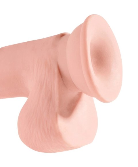 King Cock Plus - Realistyczne Dildo Z Jądrami I Przyssawką 19 CM Jasny Kolor Skóry King Cock Plus - Realistyczne Dildo Z Jądrami I Przyssawką 19 CM Jasny Kolor Skóry