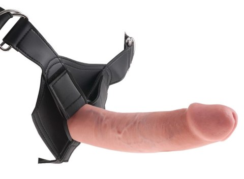King Cock - Realistyczne Dildo Strap-On 23 CM Jasny Kolor Skóry King Cock - Realistyczne Dildo Strap-On 23 CM Jasny Kolor Skóry