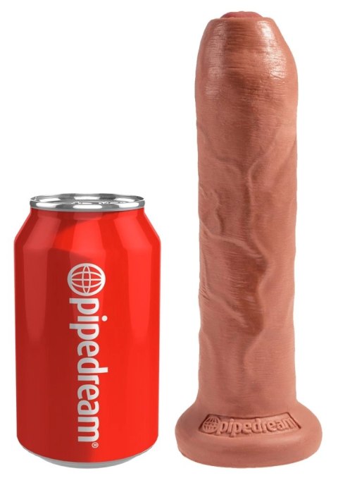 King Cock - Realistyczne Dildo Z Ruchomym Napletkiem 18 CM Ciemny Kolor Skóry King Cock - Realistyczne Dildo Z Ruchomym Napletkiem 18 CM Ciemny Kolor Skóry