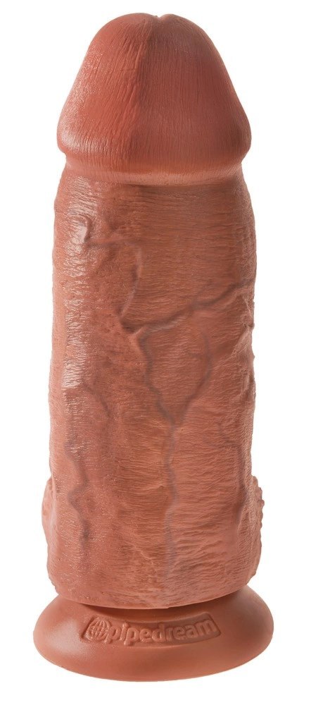 King Cock - Realistyczne Grube Dildo Z Przyssawką 23 CM Ciemny Kolor Skóry King Cock - Realistyczne Grube Dildo Z Przyssawką 23 CM Ciemny Kolor Skóry