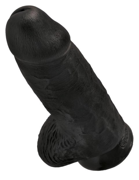 King Cock - Realistyczne Grube Dildo Z Przyssawką 23 CM Czarny King Cock - Realistyczne Grube Dildo Z Przyssawką 23 CM Czarny