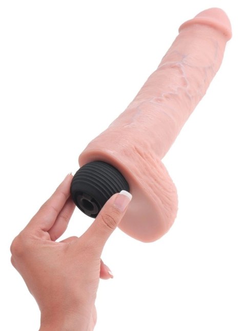 King Cock - Realistyczne Naturalne Dildo Z Wytryskiem 25 CM Jasny Kolor Skóry King Cock - Realistyczne Naturalne Dildo Z Wytryskiem 25 CM Jasny Kolor Skóry