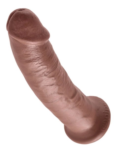 King Cock - Realistyczne Zakrzywione Dildo Z Przyssawką 23 CM Brązowy Kolor Skóry King Cock - Realistyczne Zakrzywione Dildo Z Przyssawką 23 CM Brązowy Kolor Skóry
