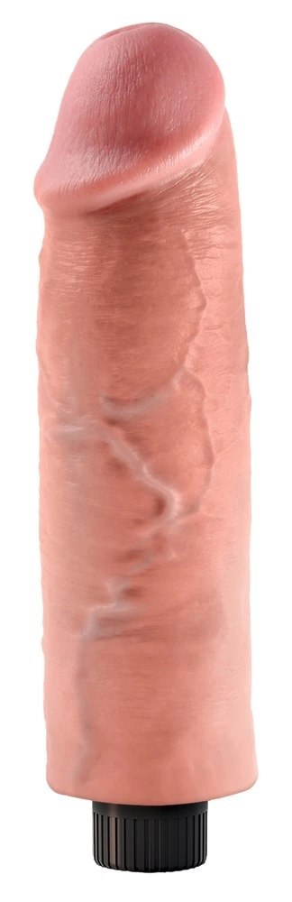 King Cock - Realistyczny Wibrator Jak Naturalny Penis Z Przyssawką 25 CM Jasny Kolor Skóry King Cock - Realistyczny Wibrator Jak Naturalny Penis Z Przyssawką 25 CM Jasny Kolor Skóry