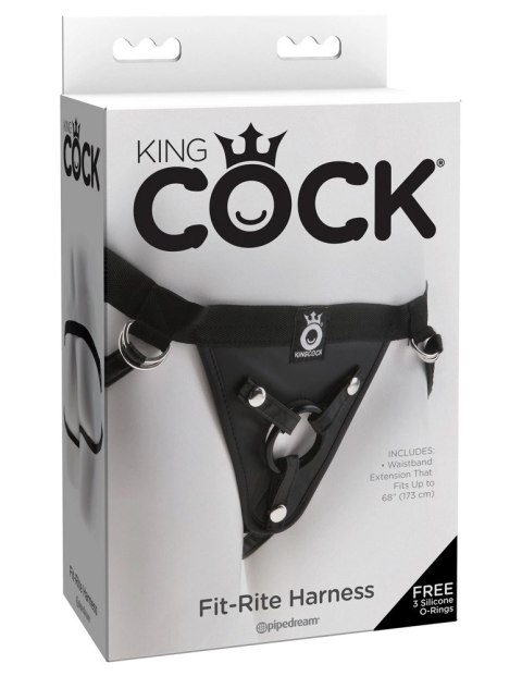 King Cock - Uprząż Strap-On Do Wibratorów I Dildo King Cock Czarna King Cock - Uprząż Strap-On Do Wibratorów I Dildo King Cock Czarna