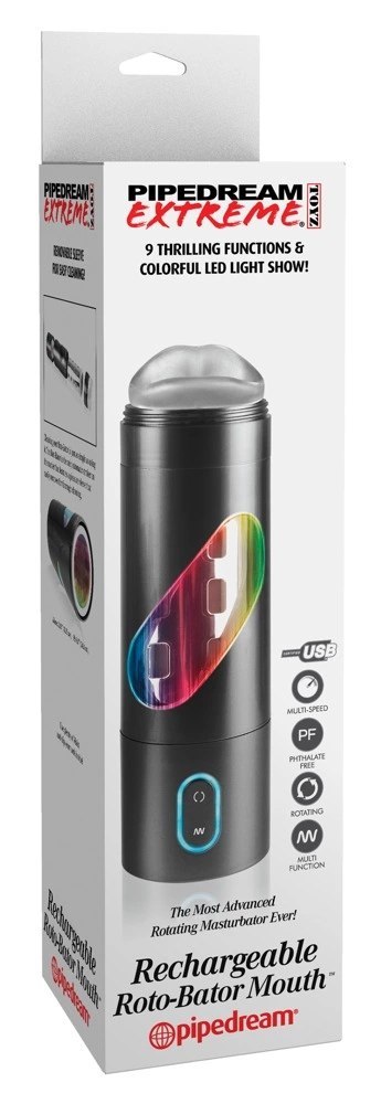 PET - Wibrujący Masturbator Z 9 Trybami Wibracji Czarny PET - Wibrujący Masturbator Z 9 Trybami Wibracji Czarny