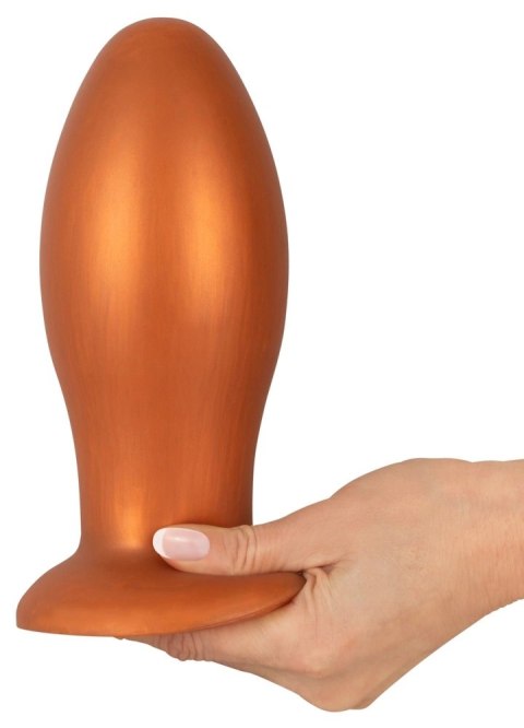ANOS - Miękka Wtyczka Analna Z Przyssawką 21 CM Pomarańczowa ANOS - Miękka Wtyczka Analna Z Przyssawką 21 CM Pomarańczowa