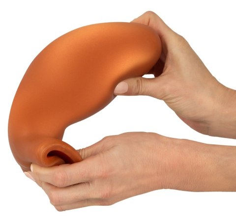 ANOS - Miękka Wtyczka Analna Z Przyssawką 21 CM Pomarańczowa ANOS - Miękka Wtyczka Analna Z Przyssawką 21 CM Pomarańczowa