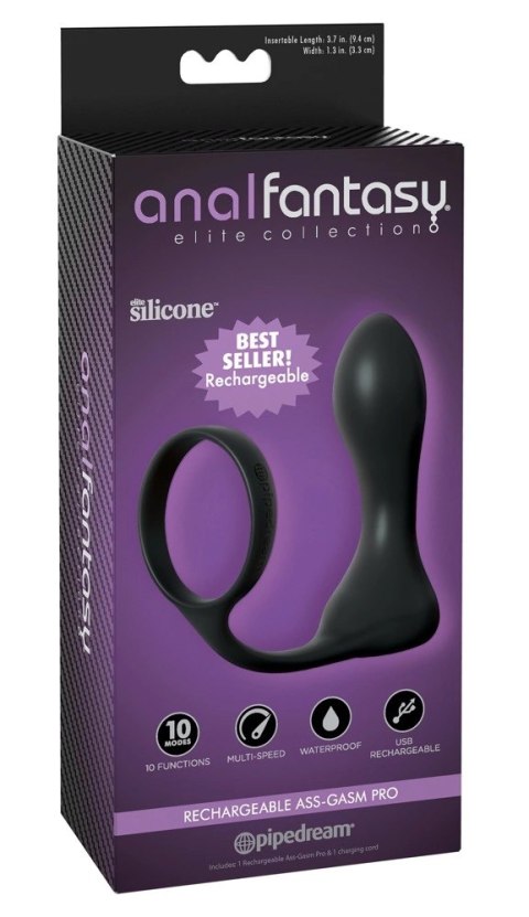 Anal Fantasy - Korek Analny Z Pierścieniem Erekcyjnym Na Penisa Anal Fantasy - Korek Analny Z Pierścieniem Erekcyjnym Na Penisa