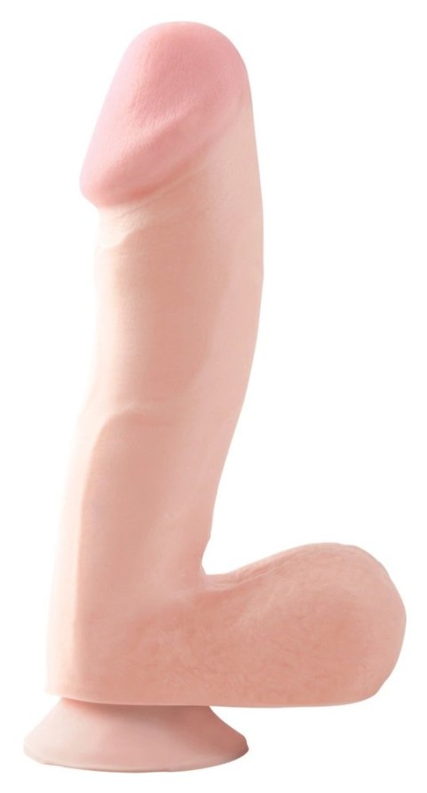Basix - Naturalne Dildo Z Jądrami Cieliste 19 Cm Basix - Naturalne Dildo Z Jądrami Cieliste 19 Cm