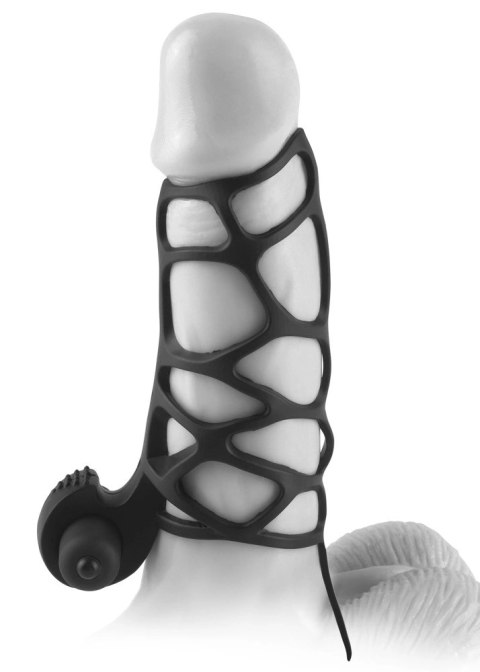 Fantasy X-Tensions - Sylikonowa Nakładka Na Penisa Z Vibro-Bulletem 12cm Fantasy X-Tensions - Sylikonowa Nakładka Na Penisa Z Vibro-Bulletem 12cm