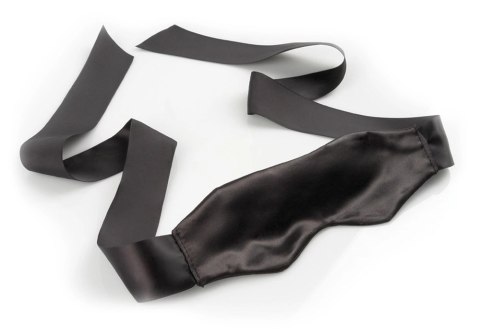 Fetish - Czarna Satynowa Maska Na Oczy Wiązana Fetish - Czarna Satynowa Maska Na Oczy Wiązana