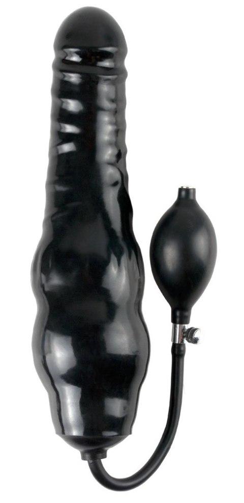 Fetish Fantasy Extreme - Czarne Nadmuchiwane Naturalne Dildo Z Pompą Kulową 32cm Fetish Fantasy Extreme - Czarne Nadmuchiwane Naturalne Dildo Z Pompą Kulową 32cm